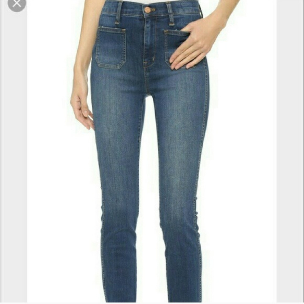 Madewell Sailor 10 Inch High Rise Skinny Jeans